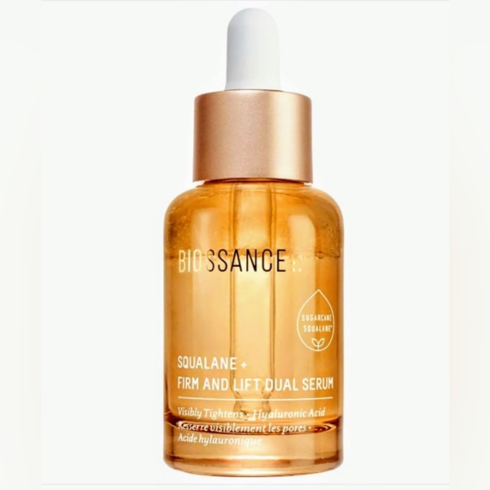 NWB! BIOSSANCE Firm & Lift Hydrating Dual Serum with Hyaluronic Acid + Squalene